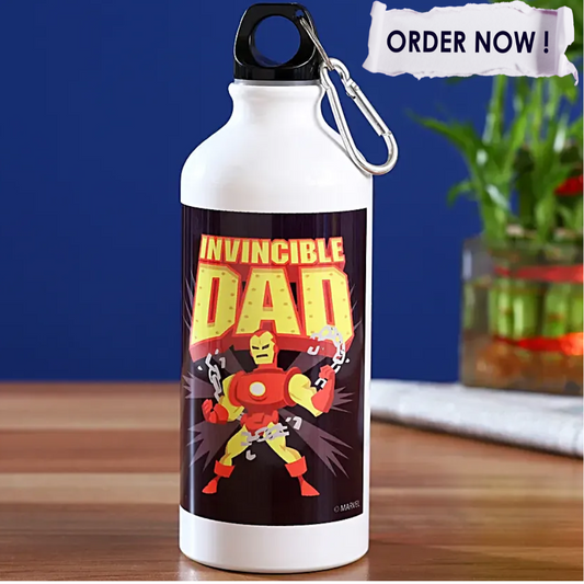 750ml Personalized Water Bottle – Custom Name Engraving, Black & White, Ideal Couple Gift, Pack of 1