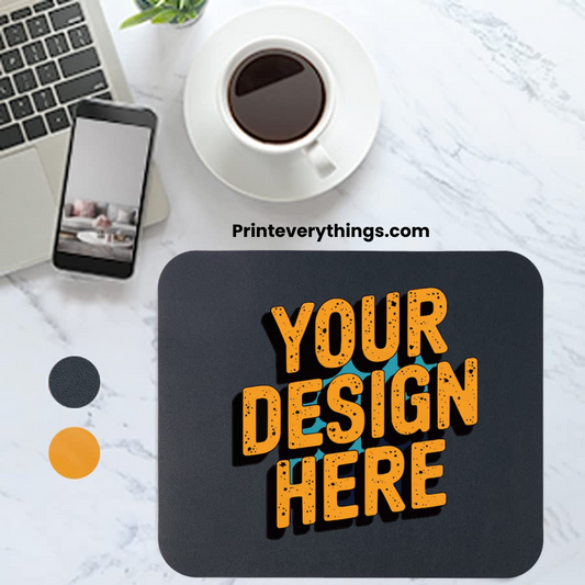 Custom Mouse Pad with Photo, Logo & Text | Personalized Rubber Base for PC & Laptop-Ideal for Gaming & Office Desk Table