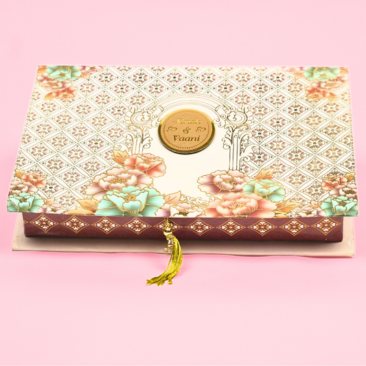 Premium Box Wedding Invitation | Elegant Modern Cardboard Design | Perfect Rich Invitation with Gift Option