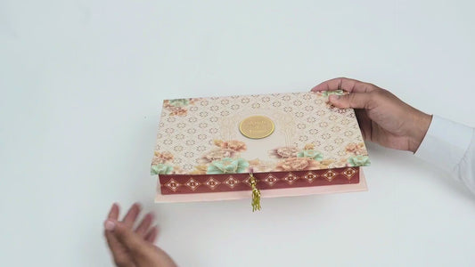 Premium Box Wedding Invitation | Elegant Modern Cardboard Design | Perfect Rich Invitation with Gift Option